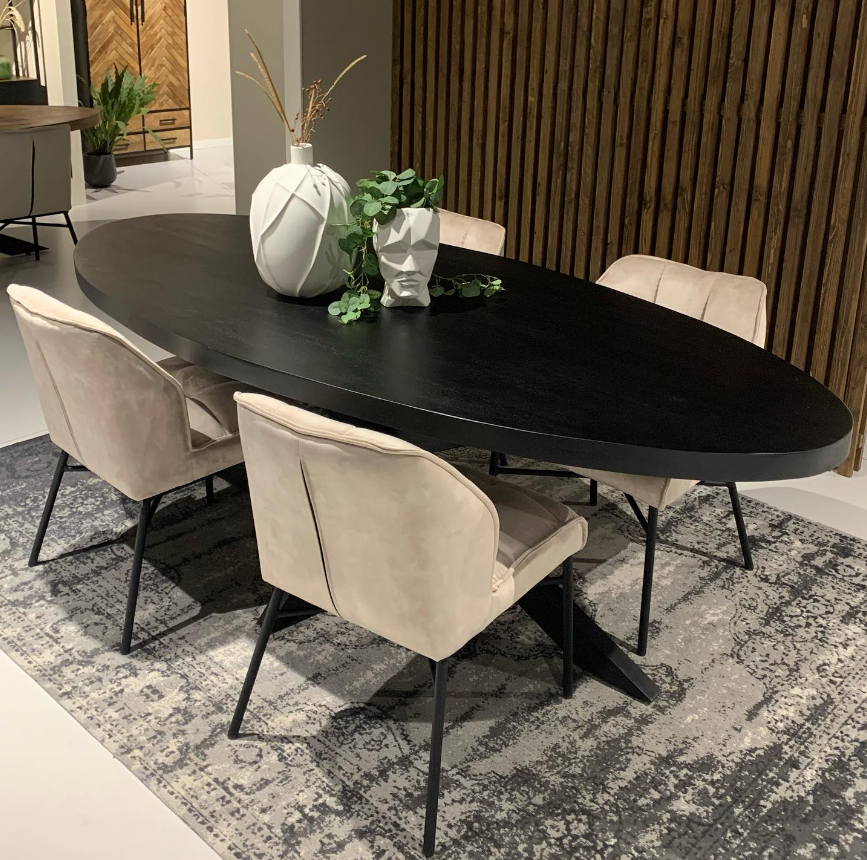 Ovale Eettafel SJ Living Luxury Furniture Decoration Ovale Eettafel SJ Living Luxury Furniture Decoration